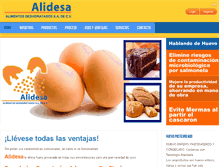 Tablet Screenshot of alidesa.com.mx